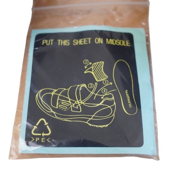 NWOB Shimano SPD SH-M057 Cycling Shoes Size 7 Tan/Black Lace-Up & Velcro Closure - Picture 8 of 11